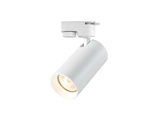 Track Light spot GU10 fixture cylinder sand white rotating head with ring - Image 2