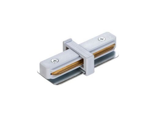 Connector for 1 phase 2 wires track light system matt white