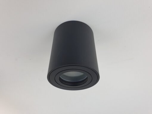GU10 Waterproof Surface mounted spotlight fixture cylinder sand black - Image 2