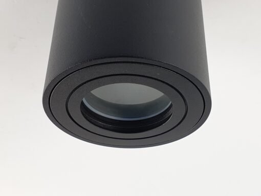 GU10 Waterproof Surface mounted spotlight fixture cylinder sand black - Image 3