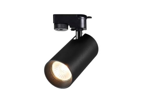 Track light GU10 Fixture cylinder rotatable sand black or gold with two rings in box - Image 6