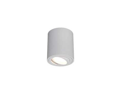 GU10 Surface-mounted spotlight fixture cylinder sand white tiltable small