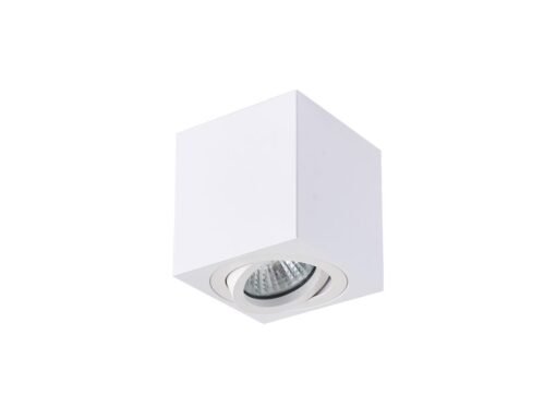GU10 Surface-mounted spotlight fixture rectangular sand white tiltable small - Image 2