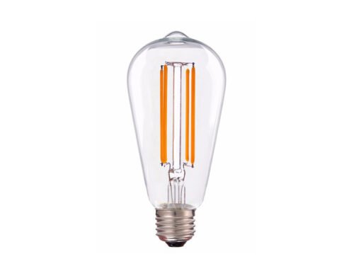 4W Filament LED Bulb E27 ST64 Clear Glass 2700K