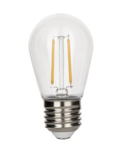 2W Filament LED Bulb E27 ST45 Clear Plastic 2700K