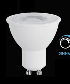 7W GU10 LED Spot Dimmable 3000K with Lens