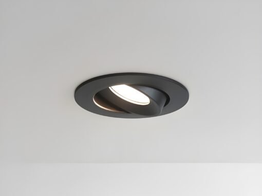 4.9W SMD LED Recessed spotlight 4000K matt black with lens - Image 2