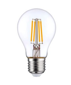 8W Filament LED Bulb E27 A60 Clear Glass 2700K
