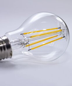 Alternative view of 8W Filament LED Bulb E27 A60 Clear Glass 2700K