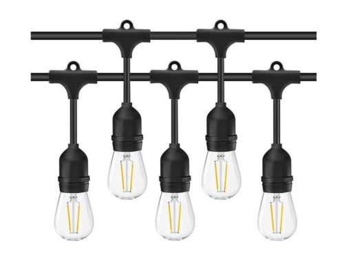 2W Filament LED Bulb E27 ST45 Clear Plastic 2700K - Image 5