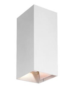 12W LED Sand White Wall lamp Rectangular Duo light 3000K Waterproof