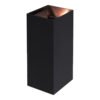 12W LED Sand Black Wall lamp Rectangular Duo light 3000K Waterproof