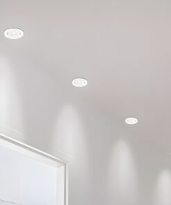 Alternative view of 4.9W SMD LED Recessed spotlight 3000K matt white with lens