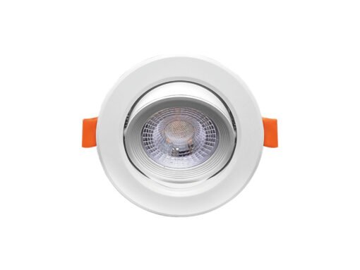 4.9W SMD LED Recessed spotlight 4000K matt white with lens