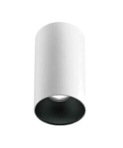GU10 Surface mounted spotlight fixture cylinder sand white and black