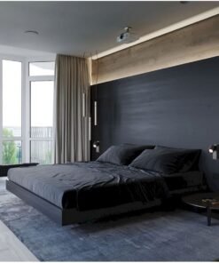 Alternative view of Bedside lamp Wall lamp GU10 fixture cylinder sand black rotatable