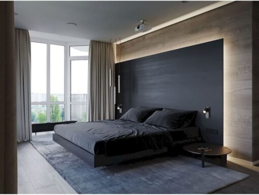 Bedside lamp Wall lamp GU10 fixture cylinder sand black rotatable - Image 2
