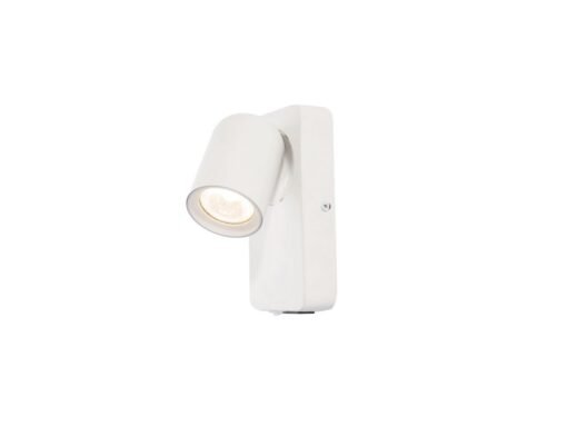 Bedside lamp Wall lamp GU10 fixture cylinder sand white rotatable