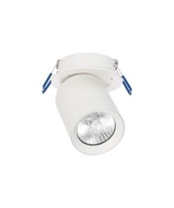 GU10 Recessed spotlight fixture cylinder sand white rotatable