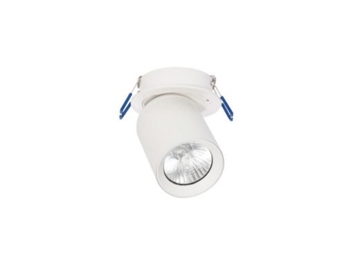 GU10 Recessed spotlight fixture cylinder sand white rotatable