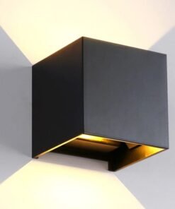 12W LED sand black Wall lamp Cube duo light adjustable waterproof