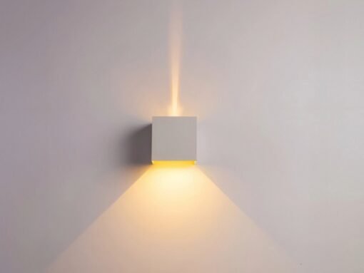 12W LED sand white Wall lamp Cube duo light adjustable waterproof - Image 2