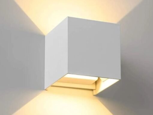 12W LED sand white Wall lamp Cube duo light adjustable waterproof