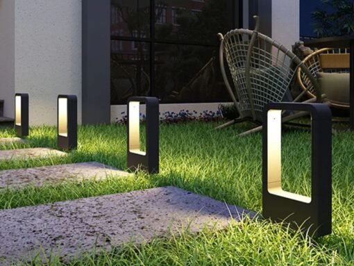 7W LED sand black Garden lamp 30cm warm white - Image 2