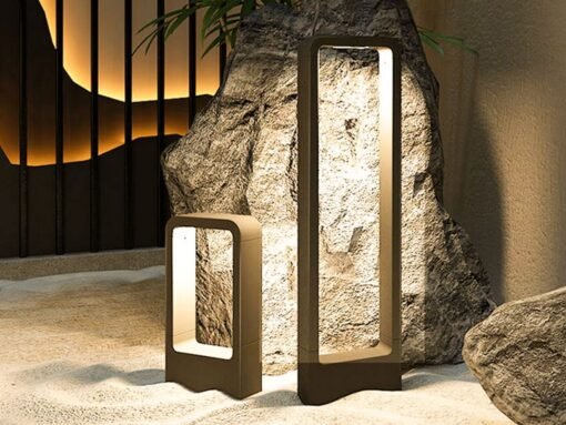 7W LED sand black Garden lamp 30cm warm white - Image 3