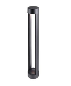 7W LED sand black garden lamp cylinder 60cm warm white