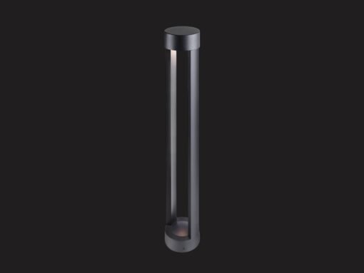 7W LED sand black garden lamp cylinder 60cm warm white - Image 6