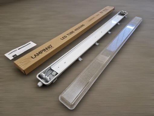 150cm Pro double LED TL T8 fixture waterproof with reflectors - Image 2