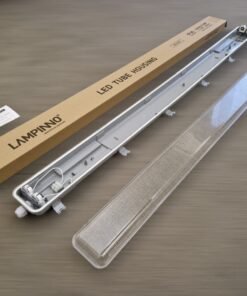 Alternative view of 120cm double LED TL T8 fixture waterproof