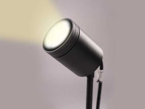 Spike light garden lamp GU10 fitting sand black waterproof - Image 4