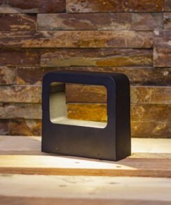 7W LED sand black Garden lamp 14.5cm warm white