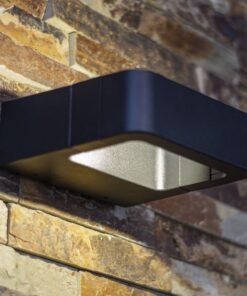 Alternative view of 7W LED sand black Garden lamp 14.5cm warm white