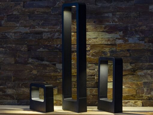 7W LED sand black Garden lamp 14.5cm warm white - Image 3