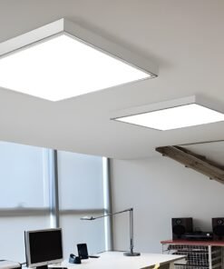 Alternative view of SURFACE-MOUNTED FRAME FOR 60X60 LED PANELS WHITE CLICK SYSTEM