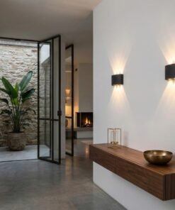 Alternative view of 6W (6*1W) LED Sand Black Up & Down Waterproof Wall Lamp 3000K