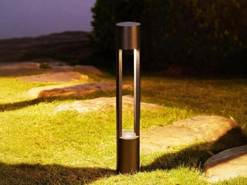 Outdoor Bollard Light GU10 Sand Black Waterproof - Image 5