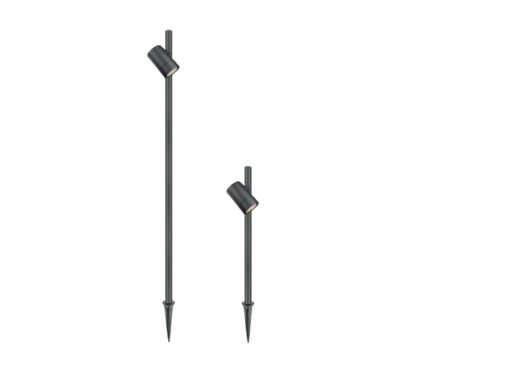 Spike Garden Lamp GU10 Sand Black Rotatable Waterproof