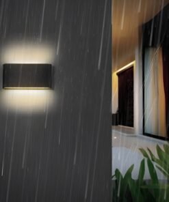 Alternative view of 12W (2*6W) LED Sand Black Up & Down Waterproof Wall Lamp 3000K