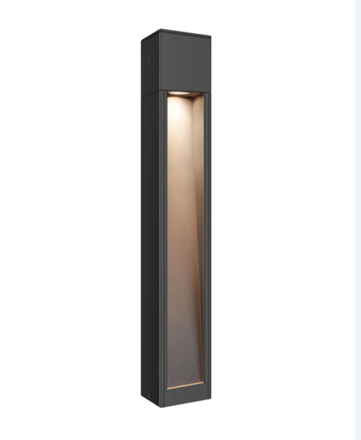 Outdoor Bollard Light GU10 Sand Black Waterproof