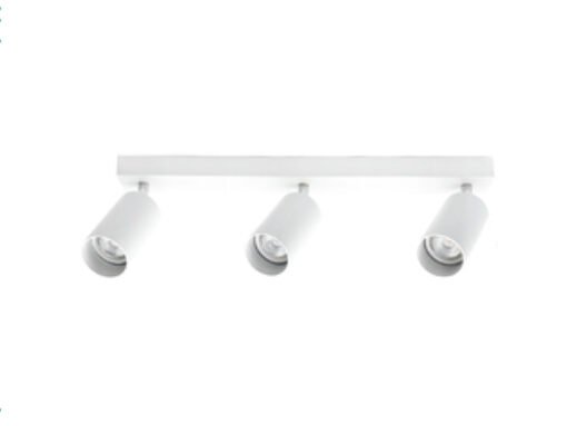 Surface-mounted spotlight GU10 Fixture triple cylinder sand white rotatable - Image 3