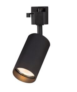 Alternative view of Track light GU10 Fixture cylinder sand black rotatable