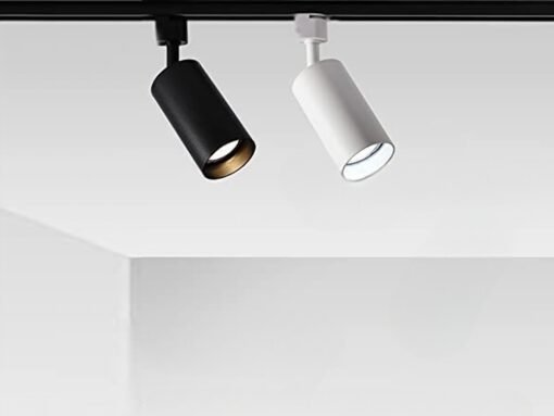 Track light GU10 Fixture cylinder sand black rotatable - Image 4