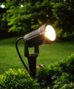 Alternative view of Spike Light garden lamp GU10 fitting sand black waterproof
