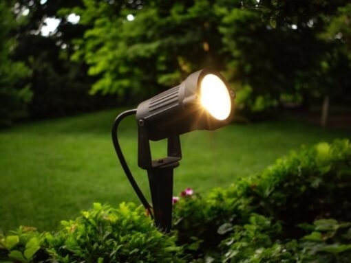 Spike Light garden lamp GU10 fitting sand black waterproof - Image 2