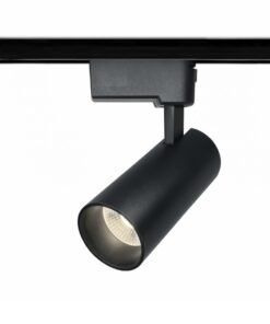 18W 3000K LED Track Light cylinder sand black rotatable