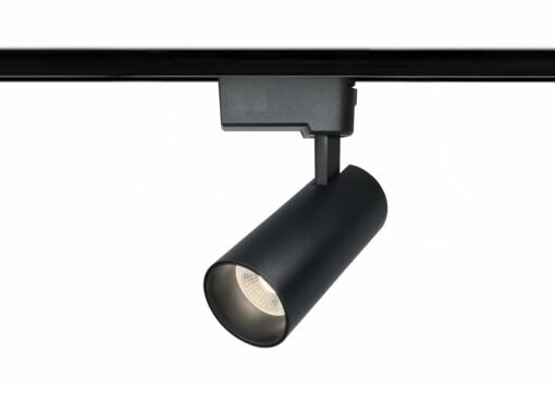 18W 3000K LED Track Light cylinder sand black rotatable